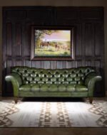 Emerald Green Chesterfield Sofa