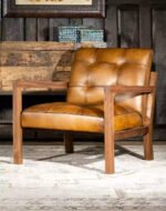 Western-Leather-Accent-chair