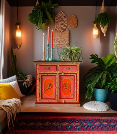 Peacock Perch Sideboard
