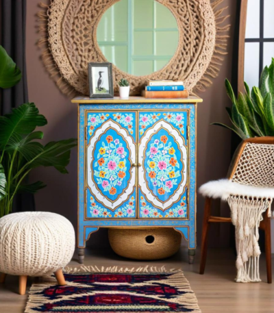 Blue Bloom Sideboard