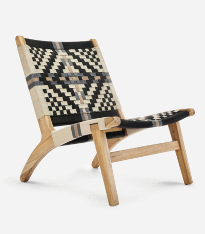 Teak Lounge Chair – Colonial Pattern