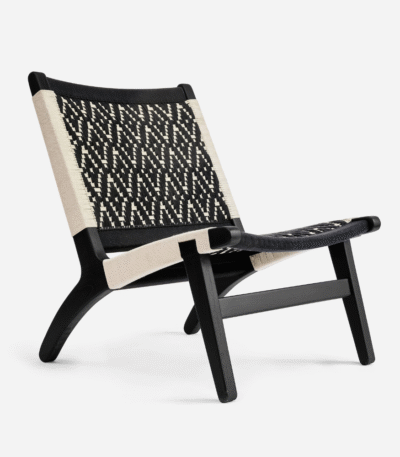 Teak Lounge Chair-Vernice Pattern