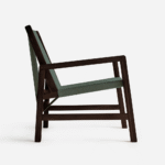 Veridian Teak Walnut Armchair-Basil Traditional Cord