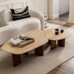 Travertine Duo Nesting Tables