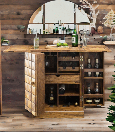 The Rosewood Reserve Bar Cabinet