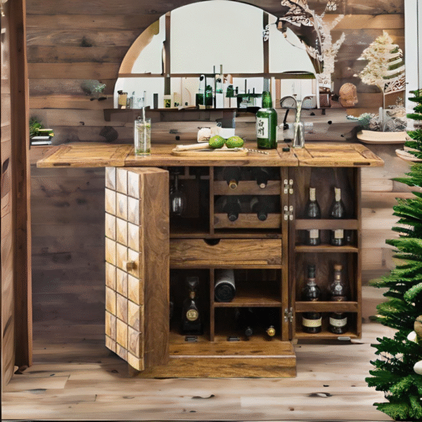 The Rosewood Reserve Bar Cabinet